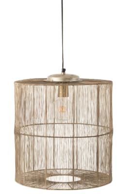 LAMPARA COLGANTE HIERRO ANTIGUO MARRON