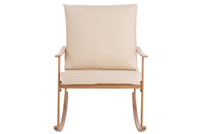 Chair Swing Metal/Textile White/Natural