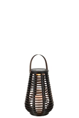 LINTERNA LED ENERGIA SOLAR PLASTICO MARRON SMALL