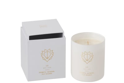 Vela Aromática Astro Leo Blanco-50h