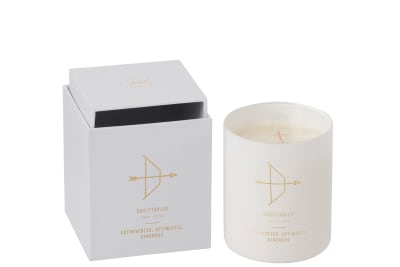 Vela Aromática Astro Sagitario Blanco-50h