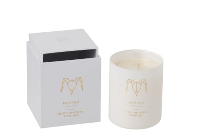 Vela Aromática Astro Capricornio Blanco-50h