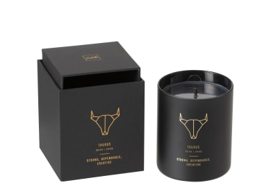 Vela Aromática Astro Tauro Negro-50h