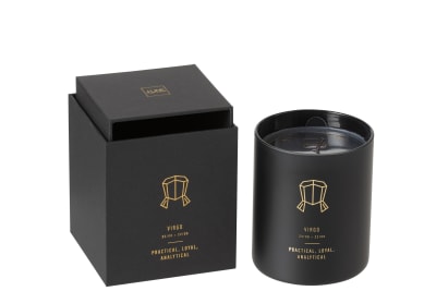 Vela Aromática Astro Virgo Negro-50h