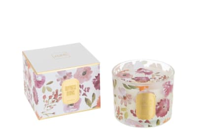 VELA AROMATICA HAPPINESS BLOOMS BLANCO SMALL-35U