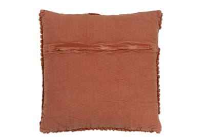 Cojín Arco Cuadrado Poliéster Rojo/Naranja