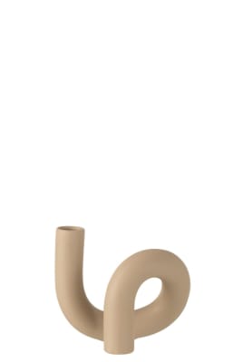 PALMATORIA TORSION 1 VELA CERAMICA BEIGE