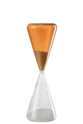 Reloj De Arena Cristal Ocre Small