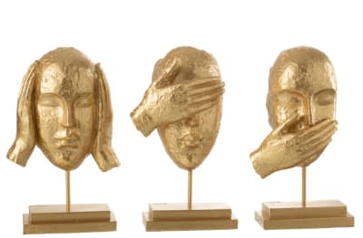 FIGURA OIR/VER/CALLAR POLY ORO