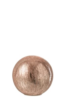 BOLA LED VIDRIO ROSA SMALL