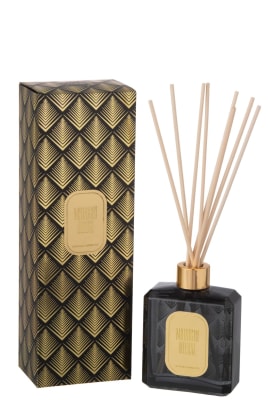 ACEITE PERFUMADO MIDNIGHT DELUXE SAPPHIRE AMBER TEA 180ML NEGRO/ORO