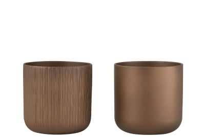 Maceta Gen Cerámica Oro/Cobre Extra Large