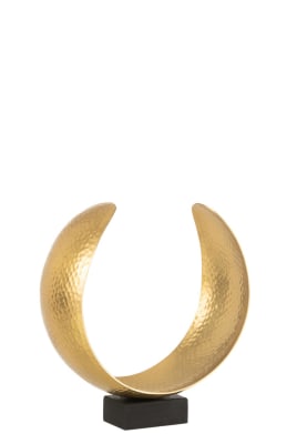 DECORACION LUNA METAL DORADO MEDIUM