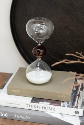 HOURGLASS 25MIN GLASS BROWN