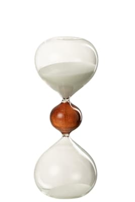 HOURGLASS 25MIN GLASS BROWN