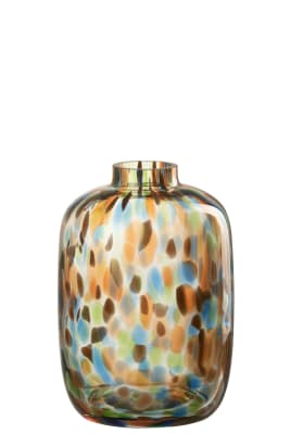 Vase Spots Glass Mix Small