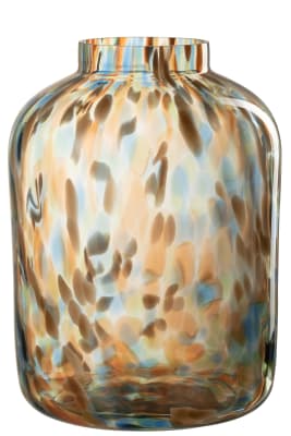 Vase Spots Glass Mix Large