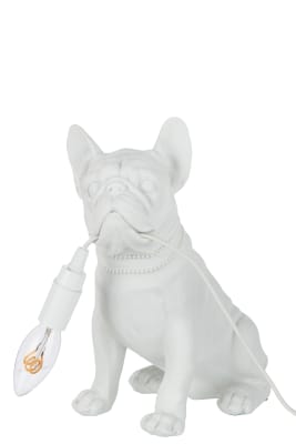 Lámpara Bulldog Poly Blanc