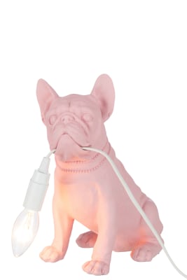 LÁMPARA BULLDOG POLY ROSE