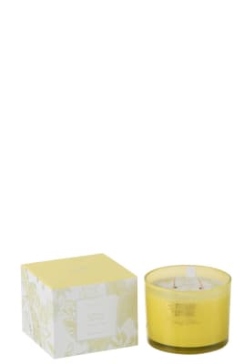 VELA CITRUS SENSE CERA AMARILLA PEQUEÑA