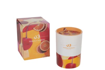 Vela Tequila Sunrise Pequeña 45h