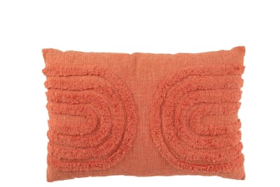 Cojín Motivos Forma U Algodón Coral Largo