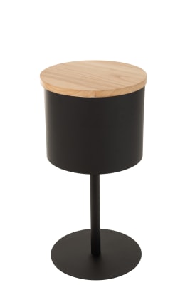 mesa Auxiliar Leonie Metal Negro small
