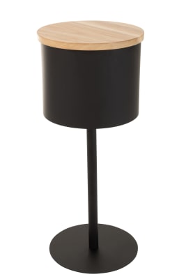 Mesa Auxiliar Leonie Metal Negro Large