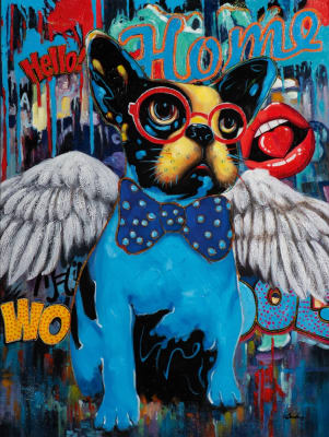 perro del arte pop