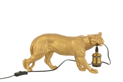 Lámpara Puma Resina Oro Small