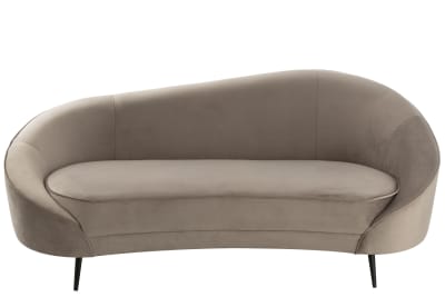 Sofá Elisabeth Textil Plata