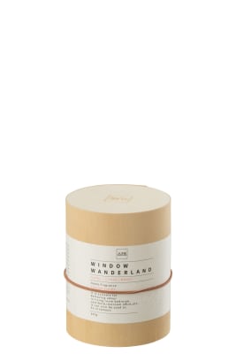 Vela Perfumada Redonda W. Wanderland Cera Transparente Large-66 Horas