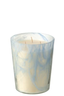 VELA PERFUMADA NOA AZUL CLARO MEDIUM-68H