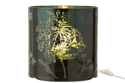 Lampara Plantas Cristal Verde