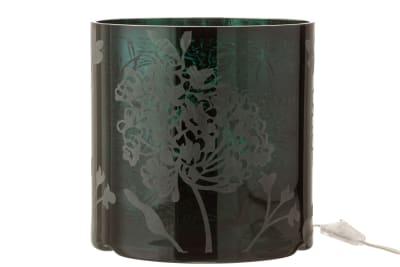 Lampara Plantas Cristal Verde