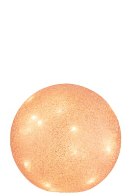 Bola Led Perlas Cristal Rosa