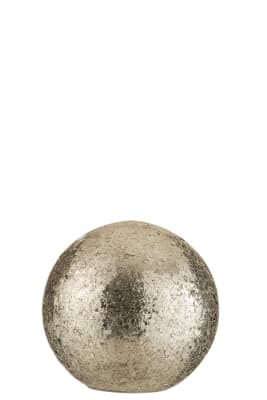 Bola Led Esquirlas De Vidrio Plata