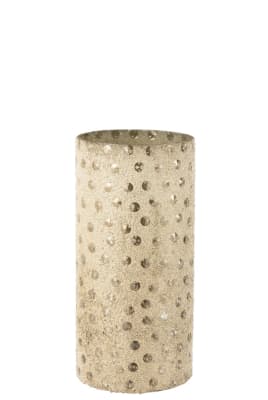 JARRON BOLA/PERLA CRISTAL ORO SMALL