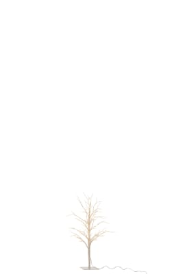 ARBOL DESNUDO+LED METAL BLANCO SMALL