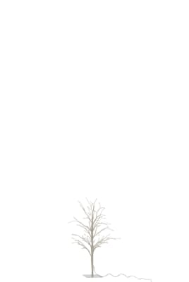 ARBOL DESNUDO+LED METAL BLANCO SMALL