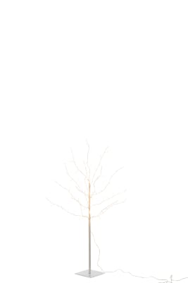 ARBOL DESNUDO+LED METAL BLANCO MEDIUM