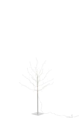 ARBOL DESNUDO+LED METAL BLANCO MEDIUM