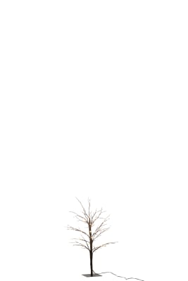 ARBOL DESNUDO+LED METAL NEGRO SMALL
