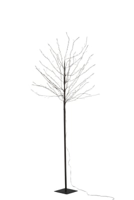 ARBOL DESNUDO+LED METAL NEGRO LARGE