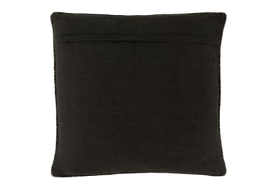 ALMOHADON ESPEJO RECTANGULO ALGODON NEGRO/PLATA