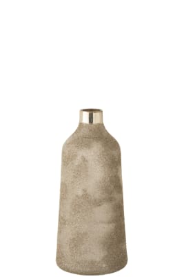 Jarron Frosty Redondo Cristal Plata