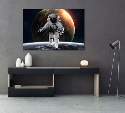 Astronauta y la luna
