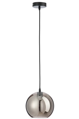 LÁMPARA BOLA CRISTAL ESPEJO PLATA SMALL