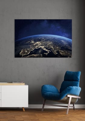 La tierra desde el espacio