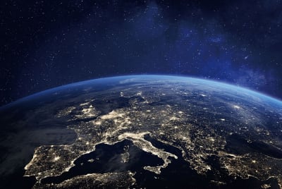 La tierra desde el espacio